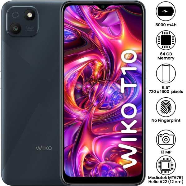 Mobitel best cheap Wiko T10  64 GB smartphone all colors uk